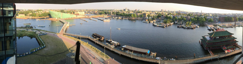 Вид на центр Амстердама