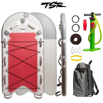 Сани-плот для гидроцикла (спасательные) надувные «TSR» для буксировки людей и багажа