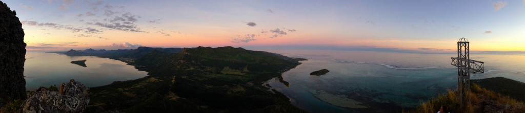 Закат на горе Ле Морне, Маврикий