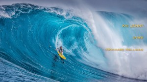 Кай Ленни на огромных волнах Jaws. SUP серфинг на Мауи, Гавайи.