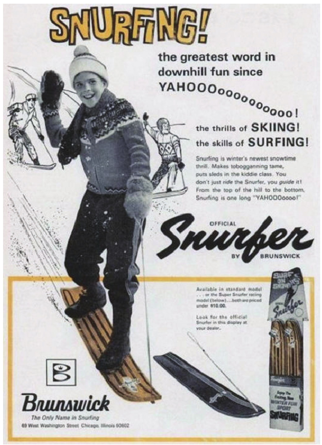 Снурфер - снежный серфинг