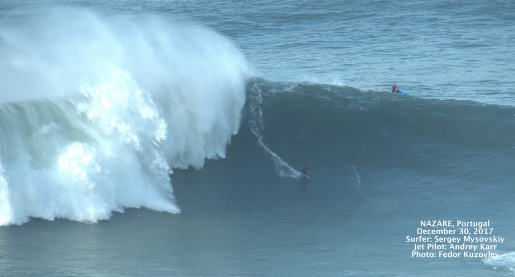 серфинг Назаре огромные волны сергей мысовский португалия