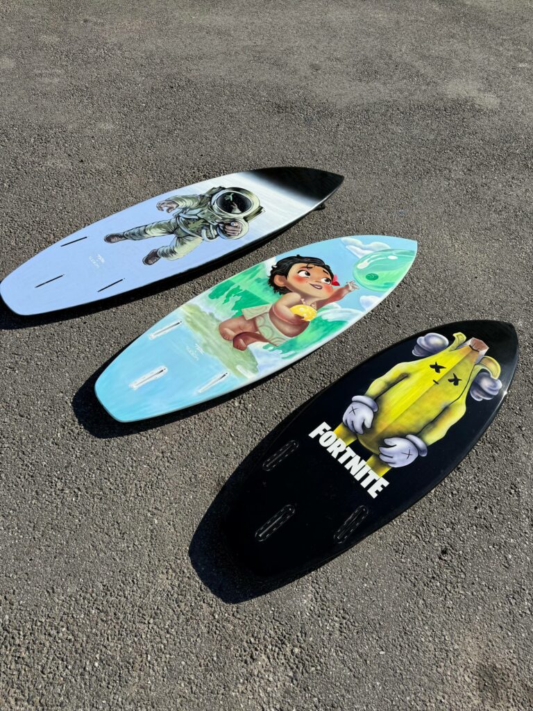 Серф доска ТСР кастомная на заказ шортборд 3 штуки скользяк